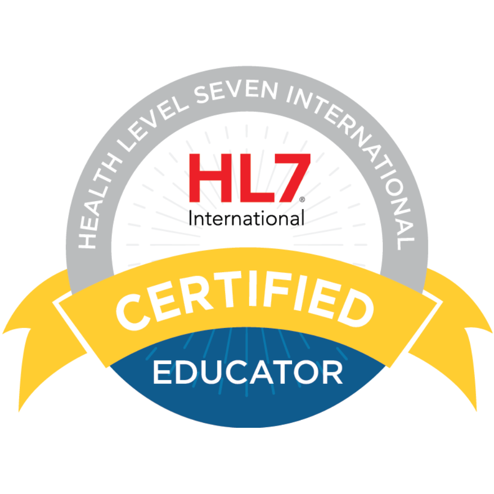 HL7 International Certified Educator badge