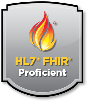 HL7 FHIR Proficient certification badge